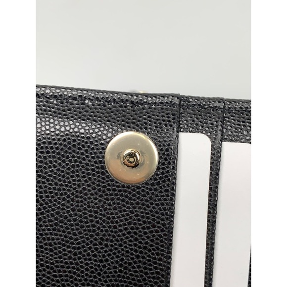 NIB Chanel Black Mini Caviar Wallet On Chain WOC - Picture 11 of 16